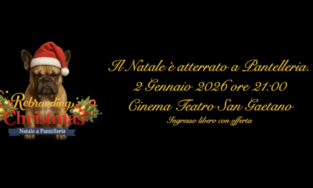 Il Natale è atterrato a Pantelleria.