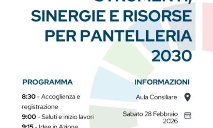 Verso il futuro di Pantelleria: nuovo workshop partecipativo il 28 febbraio