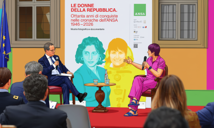 Inaugurata la mostra ANSA “Le donne della Repubblica” con Samantha Cristoforetti