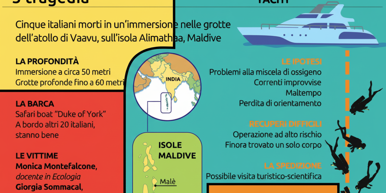 Le indagini tra Roma e Malè sulla strage dei sub